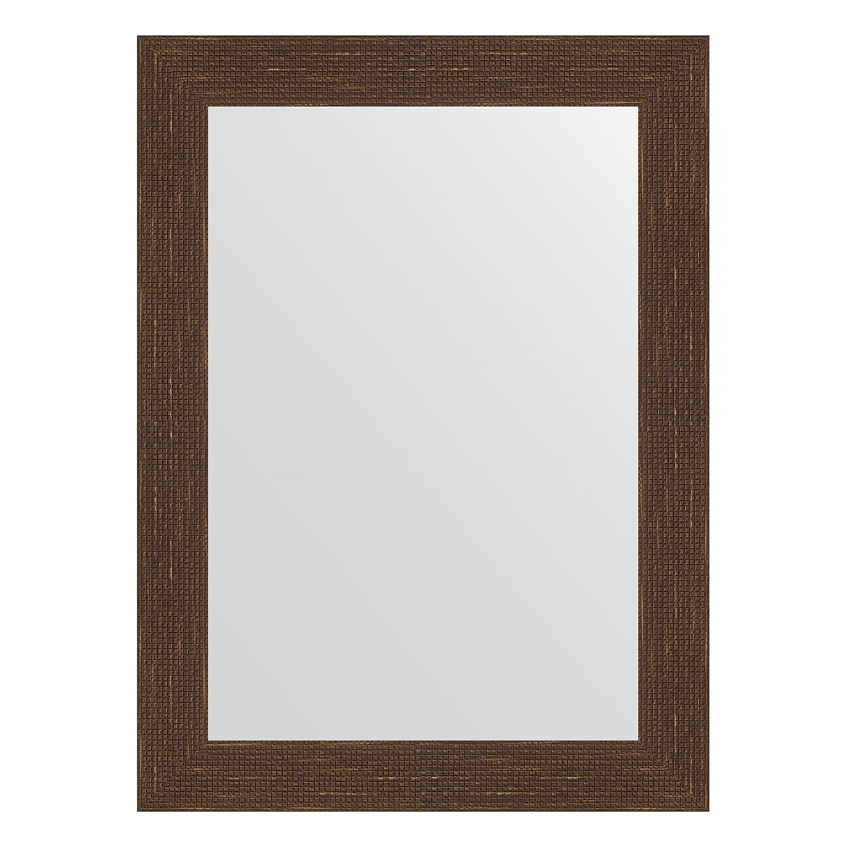 Зеркало настенное EVOFORM в багетной раме мозаика античная медь, 56х76 см, BY 3049