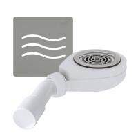 Сифон для душевых поддонов RGW S-016-1 90 мм бетон, волна фото в интернет-магазине Русалия