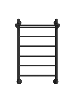 Полотенцесушитель ДВИН FJ 80/50 Водяной 1"-1/2" К3 Чёрный матовый 4627162896911 фото в интернет-магазине Русалия