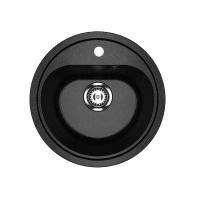 Кухонная мойка Ulgran U-700-308, черный фото в интернет-магазине Русалия