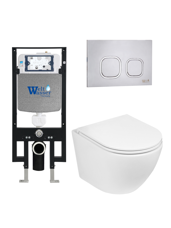 Комплект AMBERG 497 + MERZBACH 043 GL-WT + AMBERG RD-MT CR WeltWasser