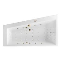 Гидромассажная ванна EXCELLENT Sfera 170x100 (левая) "NANO" (золото) WAEX.SFL17.NANO.GL фото в интернет-магазине Русалия
