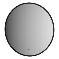 Зеркало с окантовкой и LED-подсветкой настенное AURA DEFESTO Ø50 см, DF 2992R фото в интернет-магазине Русалия