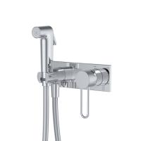 Встраиваемый смеситель с гигиеническим душем IDDIS Duna с защитным клапаном, глянцевый хром (DUNSBV0i08) фото в интернет-магазине Русалия