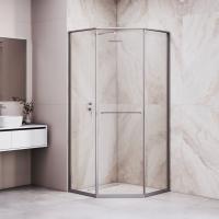 Душевой уголок RGW SV-82Gr "R" 800x1200, профиль серый, стекло прозрачное фото в интернет-магазине Русалия
