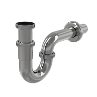 Сифон для умывальника/биде DN32 с накидной гайкой 5/4", металл A432 AlcaPlast фото в интернет-магазине Русалия