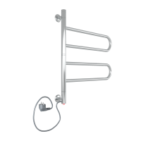 Полотенцесушитель электрический Veter 2P (electro) 50/45 (провод справа, Полиров.) INDIGO VTE50-45 фото в интернет-магазине Русалия