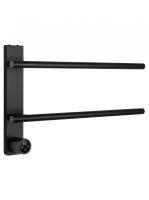 Полотенцесушитель электрический WONZON & WOGHAND NÜRNBERG, Черный матовый (WW-AL342-MB) фото в интернет-магазине Русалия