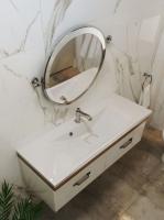 Раковина для ванной 100 см, Uperwood Elen, с декоративной накладкой для слива 291120427 фото в интернет-магазине Русалия