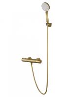 Смеситель для душа с термостатом WONZON & WOGHAND INN 2, Брашированное золото (WW-A2006-A-BG) фото в интернет-магазине Русалия