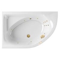 Гидромассажная ванна EXCELLENT Aquarella 150x100 (левая) "LINE" (золото) WAEX.ARL15.LINE.GL фото в интернет-магазине Русалия