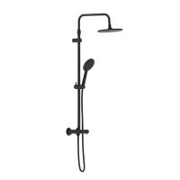 977800300 Jupiter душевая система со смесителем с термостатом чёрный фото в интернет-магазине Русалия