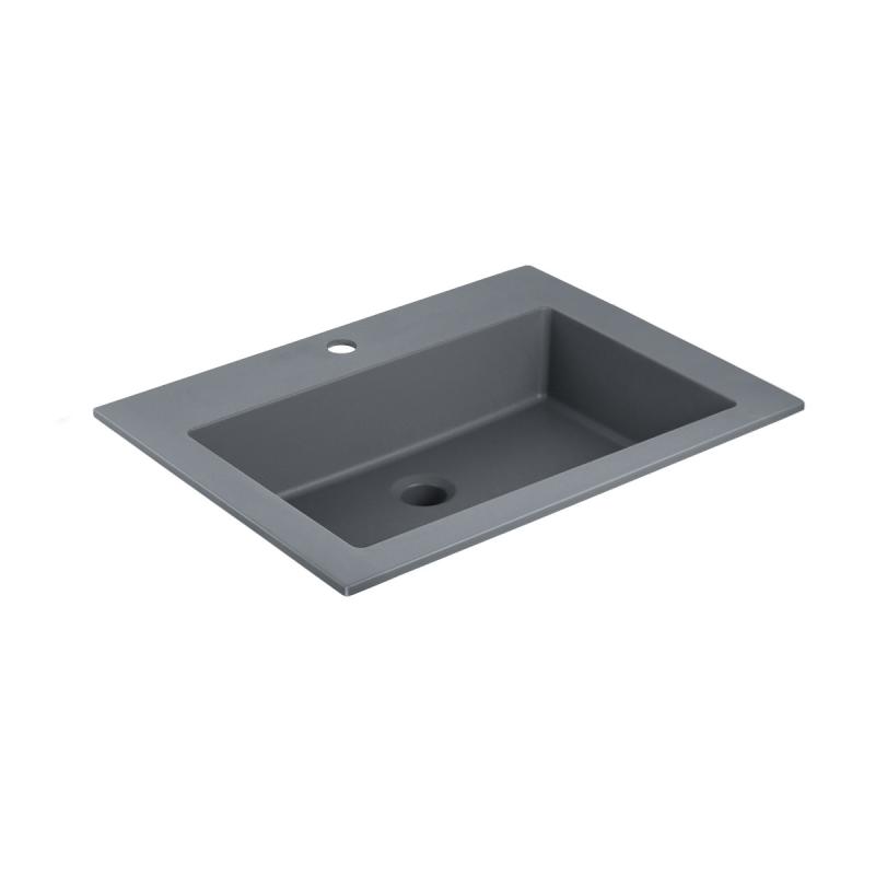 Раковина VCB-13600G из кварца, цвет серый Vincea