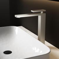 Смеситель для раковины Dice VBF-2DS2BN однорычажный, сатин Vincea фото в интернет-магазине Русалия