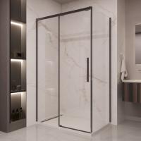 Душевой уголок Stella VSR-1ST1012CLB, 1200*1000, черный, стекло прозрачное Vincea фото в интернет-магазине Русалия