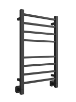 Полотенцесушитель ДВИН L plaza 80/50 ВодянойК8 квадрат Чёрный матовый 4657812413700 фото в интернет-магазине Русалия
