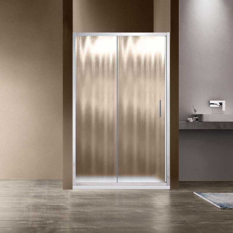 Душевая дверь Garda VDS-1G140CH, 1400, хром, стекло шиншилла Vincea