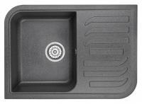Кухонная мойка GRANULA (7001, ГРАФИТ) фото в интернет-магазине Русалия