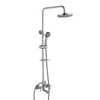 Смеситель Rossinka RS42 для ванны и душа с регулируемой высотой штанги, поворотным изливом и лейкой (RS42-46) фото в интернет-магазине Русалия