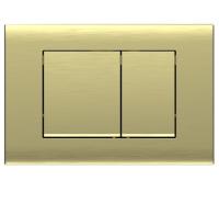 Кнопка смыва Vincea VFP-001BG, цвет брашированное золото фото в интернет-магазине Русалия