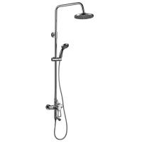 Смеситель для ванны и душа Rossinka T с регулируемой высотой штанги и лейкой Тропический дождь (T40-46) фото в интернет-магазине Русалия Смеситель для ванны и душа Rossinka T с регулируемой высотой штанги и лейкой Тропический дождь (T40-46) фото в интернет-магазине Русалия