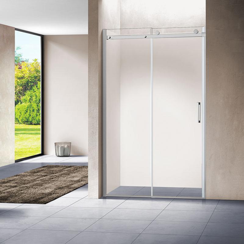 Душевая дверь Como VPS-1C140CL, 1400, хром, стекло прозрачное Vincea