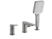 Смеситель для ванны BELZ на борт оружейная сталь (B66715-3) фото в интернет-магазине Русалия