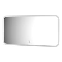 Зеркало с матированием и LED-подсветкой 28W (100x50 cm) (ИК - выключатель) (Теплый белый свет) DEFESTO DF 3815RH фото в интернет-магазине Русалия