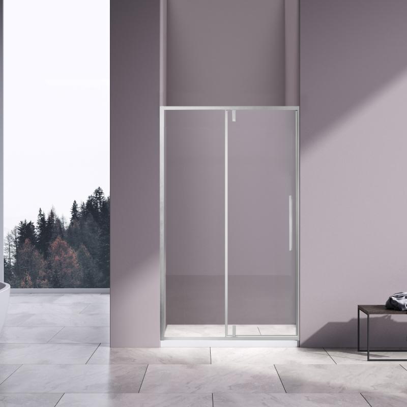 Душевая дверь Slim-N VDP-4SN120CL, хром, стекло прозрачное Vincea