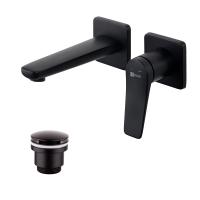 Смеситель Lemark Bronx для раковины встраиваемый (LM3736BL) фото в интернет-магазине Русалия