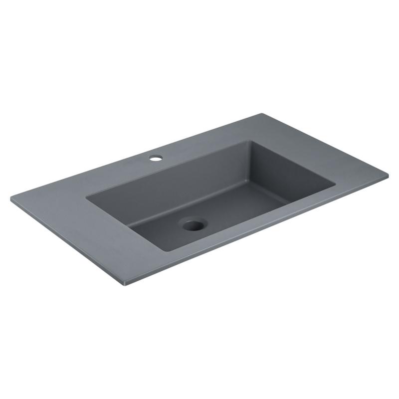 Раковина VCB-13800G из кварца, цвет серый Vincea