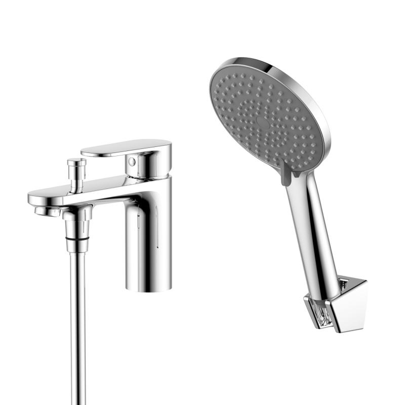 AQ1844CR НИКА смеситель врезной на борт ванны на 1 отв. Aquatek