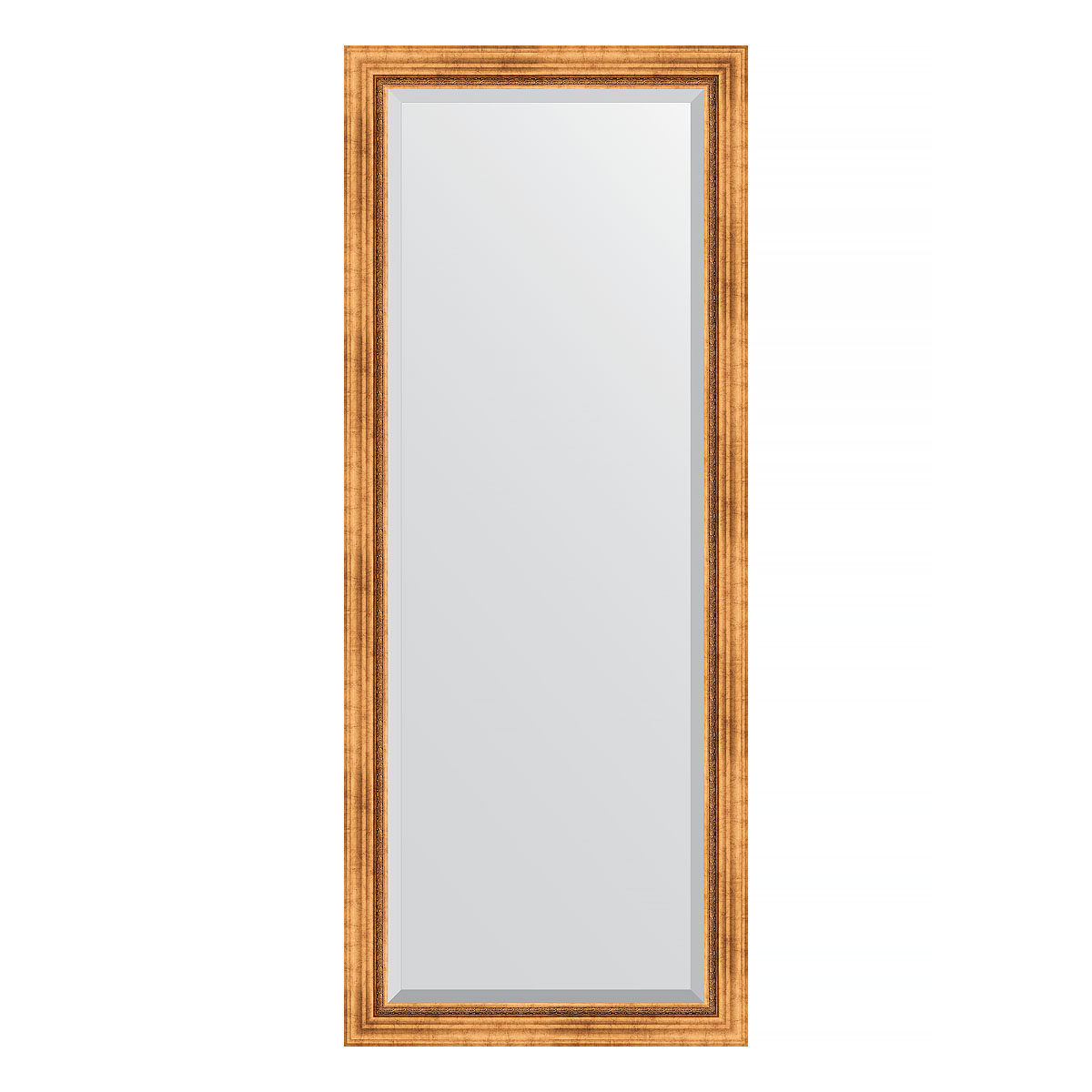 Зеркало напольное с фацетом EVOFORM в багетной раме римское золото, 81х201 см, BY 6117