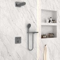 Душевой комплект VSFW-4I211RGM встраиваемый, двухрежимный, вороненая сталь Vincea фото в интернет-магазине Русалия