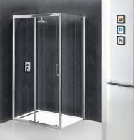Душевой уголок BelBagno UNO-195-AH-1-120/90-C-Cr 90х120 см, профиль хром, стекло - прозрачное фото в интернет-магазине Русалия