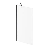 W90BS-080-140BT Gem шторка на борт ванны 80х140, фиксированная, черный, стекло прозрачное Am.Pm фото в интернет-магазине Русалия