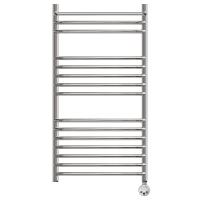 Полотенцесушитель электрический Point Альфа PN05150SPE П14 500x1000 с полкой левый/правый, хром фото в интернет-магазине Русалия