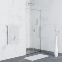 Душевая дверь RGW SV-12 1300, стекло прозрачное, профиль хром фото в интернет-магазине Русалия