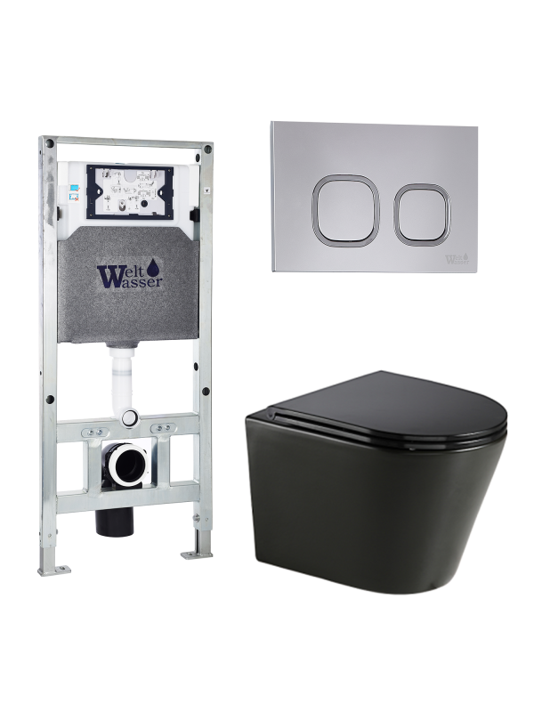 Комплект AMBERG 506 ST + SALZBACH 043 GL-BL + AMBERG RD-CR WeltWasser