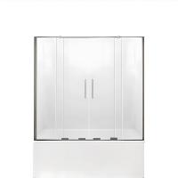 Шторка для ванны NEW TRENDY SMART 160x150 EXK-4106 (хром) фото в интернет-магазине Русалия