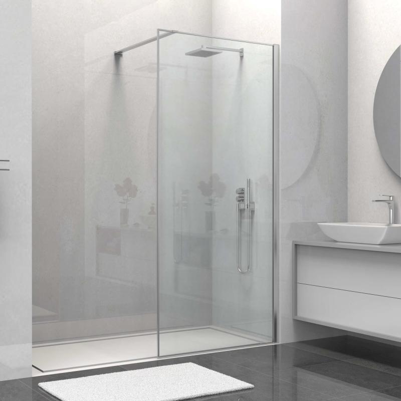 Душевая перегородка Walk-In VSW-1HS800CL, 800*2000, хром, стекло прозрачное Vincea