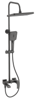 Душевая система BELZ оружейная сталь (B24507-3) фото в интернет-магазине Русалия