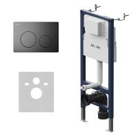 I012709.0138 PrimeFit инсталляция для подвесного унитаза с клавишей PrimeFit L, мат.черный Am.Pm фото в интернет-магазине Русалия