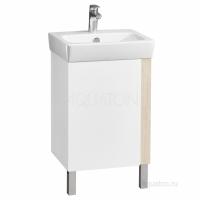 Тумба под раковину AQUATON Кантри 50 белый, дуб верона 1A257801AHB20 фото в интернет-магазине Русалия