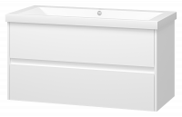 Тумба Алиса 100 подвесная с раковиной Misty Алиса 100 Misty фото в интернет-магазине Русалия