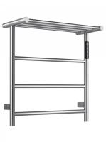 Полотенцесушитель электрический с полкой WONZON & WOGHAND BONN, Брашированный никель (WW-AL402-BR) фото в интернет-магазине Русалия