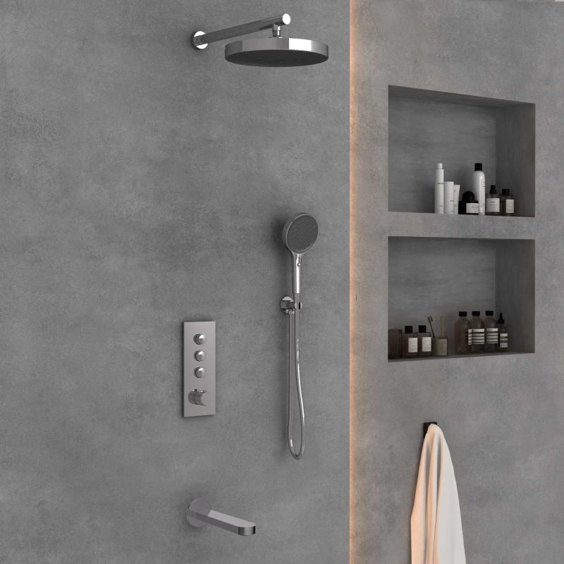 Душевой комплект Inspire VSFW-433TI5CH встраиваемый, хром Vincea