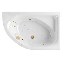 Гидромассажная ванна EXCELLENT Aquarella 150x100 (правая) "ULTRA" (золото) WAEX.ARP15.ULTRA.GL фото в интернет-магазине Русалия