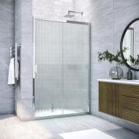 Душевая дверь ZP TUR NOVO h1900 145 09 Moru, 145 см, стекло рифленое, профиль золото глянцевое Vegas-Glass фото в интернет-магазине Русалия