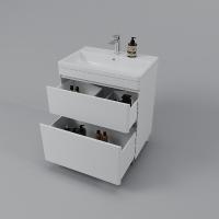 Тумба напольная "Атлантика 70", Люкс антискрейч, PLUS + Умывальник Атлантик 70 фото в интернет-магазине Русалия